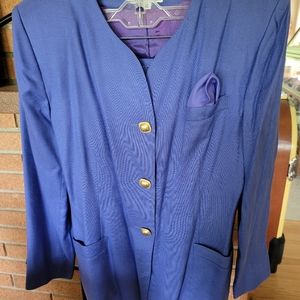 Vintage 90's casual corner suit periwinkle color